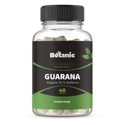 Guarana - Extrakt ze semínek s 22% kofeinu v kapslích (Balení obsahuje: 40kap.)