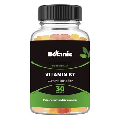 Vitamin B7 (Biotin) - Gumové bonbony (Balení obsahuje: 30ks)