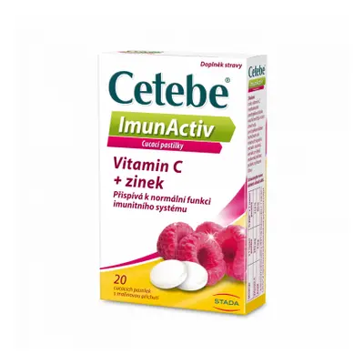 Cetebe ImunActiv Vit.C+zinek 20 cucacích pastilek