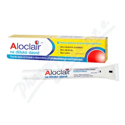 Aloclair na dětské dásně gel 10ml