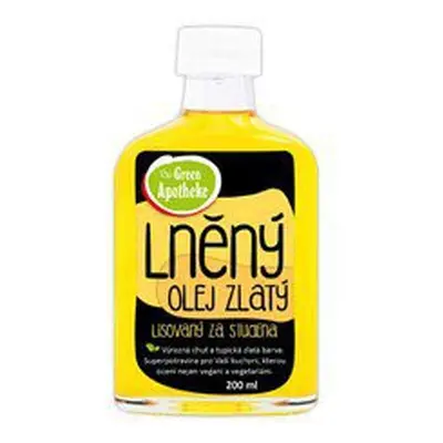 Green Apotheke olej lněný zlatý 200ml