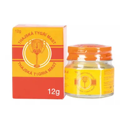 Thajská tygří mast Golden Cup balm 12g