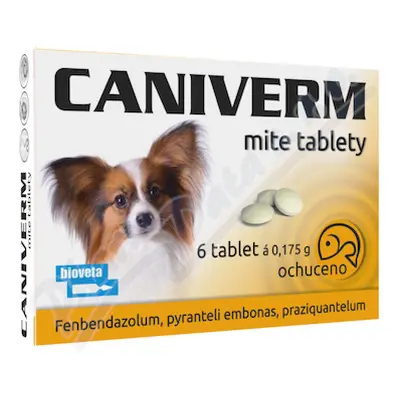 Caniverm mite tbl.6x0.175g a.u.v.