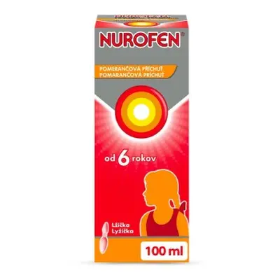 Nurofen pro děti 4% pomeranč 40mg, perorální suspenze 100ml