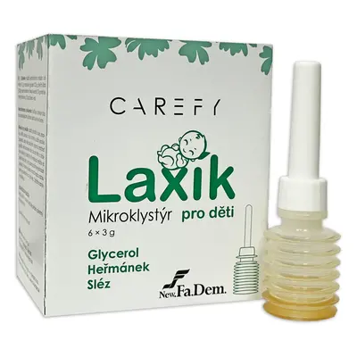 Laxík mikroklystýr pro děti 6 x 3 g