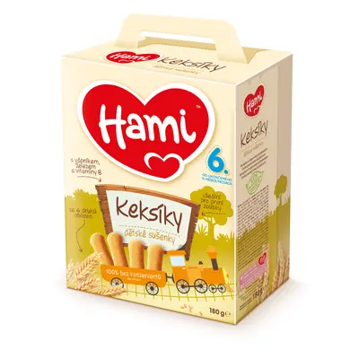 Hami Keksíky dětské sušenky 180g 6M