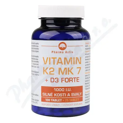 Vitamin K2 MK7 + D3 FORTE 1000 I.U. 125 tablet