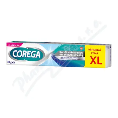 Fixační krém Corega Original XL extra silný pro fixaci zubní náhrady, bez příchuti, 70g