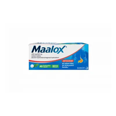 Maalox 400mg/400mg tbl.mnd.40