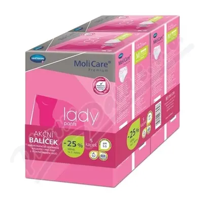 MoliCare Lady Pants 5kap. vel. M Duopack 2x8ks