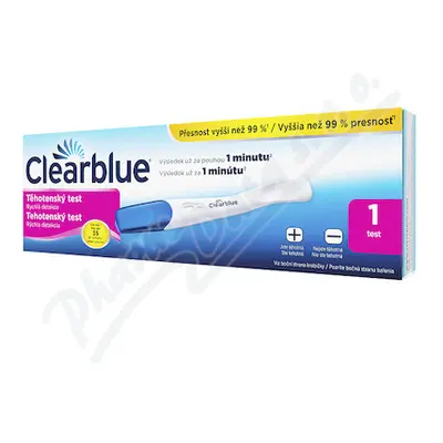 Clearblue PLUS rychlá detekce těhotenský test 1ks