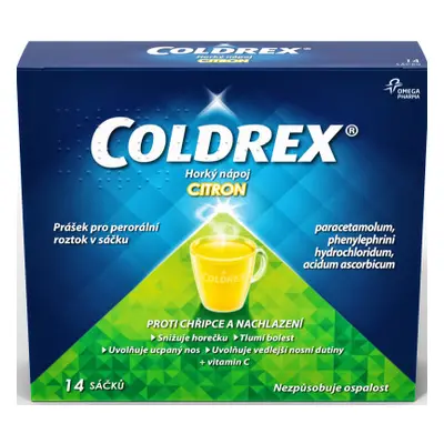 Coldrex Horký nápoj Citron por.plv.sol.scc.14