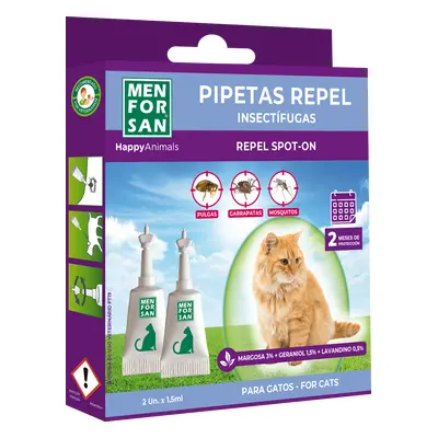 Menforsan Antiparazitní pipety pro kočky 2x1.5ml