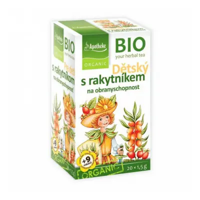 Apotheke BIO Dětský čaj s rakyt. obranysch.20x1.5g