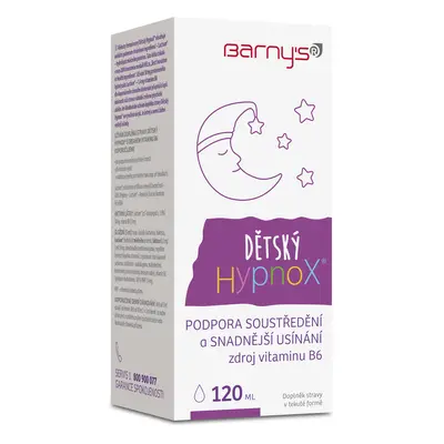 Barnys Dětský HypnoX zklidňující sirup 120ml