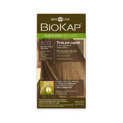 BIOKAP Barva na vlasy 8.03 Blond přír.světlá 140ml