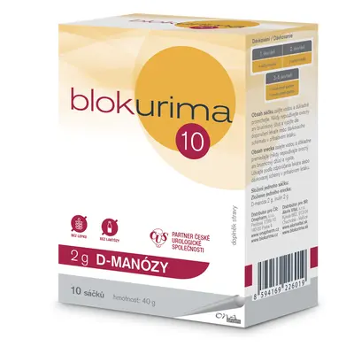 Blokurima 2g D-manózy sáčky 10x4g