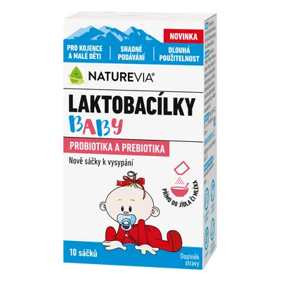 NatureVia Laktobacílky baby 10 sáčků