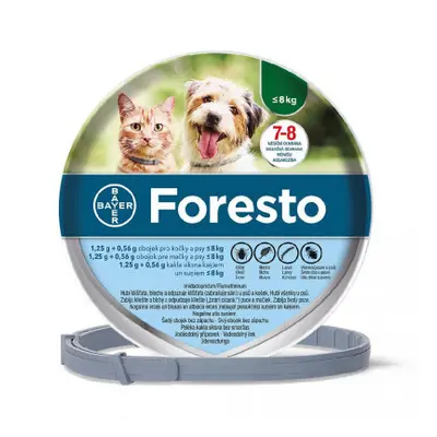 Foresto 1.25g+0.56g obojek pro kočky a psy do 8kg, 38cm