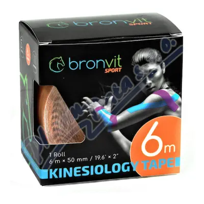 BronVit Sport Kinesio Tape classic béžová 5cmx6m