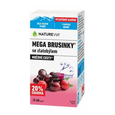 NatureVia Mega brusinky cps.60