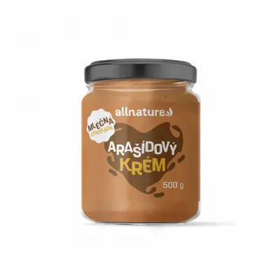 Allnature Arašídové máslo s mléčnou čokoládou 500g