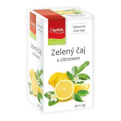 Apotheke Zelený čaj s citronem 20x2g