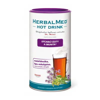 HERBALMED HotDrink Dr.Weiss dých.cesty 180g+vitC