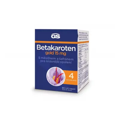 GS Betakaroten gold 15mg cps.80+40