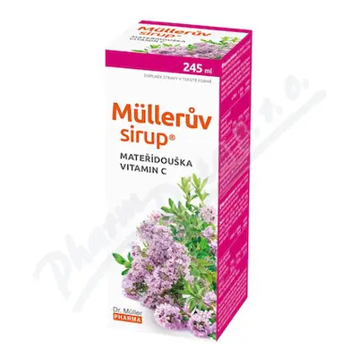 Müllerův sirup s mateřídouškou a vitaminem C 245ml