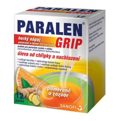 ParalenGrip HN pom.záz.500/10mg por.plv.sol.scc.12