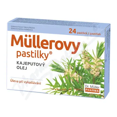 Müllerovy pastilky s kajeputovým olejem 24ks ZP