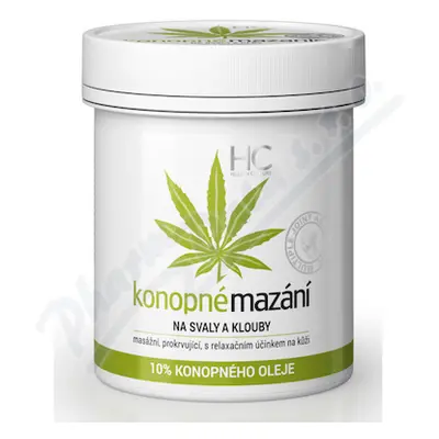 Konopné mazání 10% 250ml