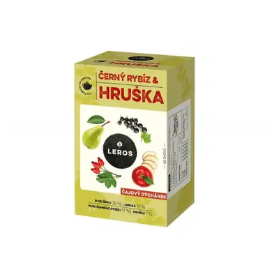 LEROS Čajový dýchánek černý rybíz&hruška 20x2.5g