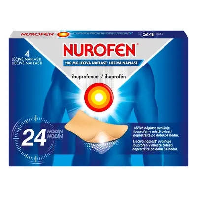 Nurofen 200mg 4 léčivé náplasti