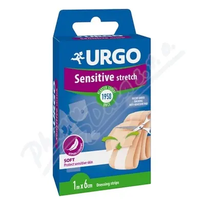 URGO SENSITIVE Citlivá pokožka náplast 1mx6cm NOVÁ