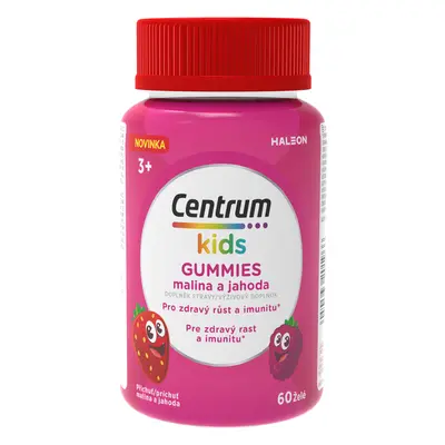 Centrum Kids Gummies malina a jahoda želé 60ks