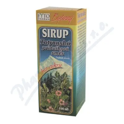 Tatranská průduš.směs Bylin.sirup bez cukru 100ml