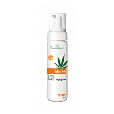 Cannaderm Aknea mycí pěna NEW 180ml