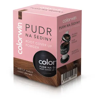 Colorwin pudr na šediny světle hnědý 3.2g