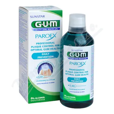 GUM ústní voda Paroex (CHX 0.06%) 500ml G1702EME