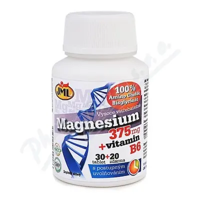 JML Magnesium 375mg + vitamin B6 tbl.30+20