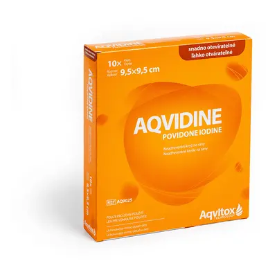 Aqvidine Povidone Iodine 9.5x9.5cm 10ks