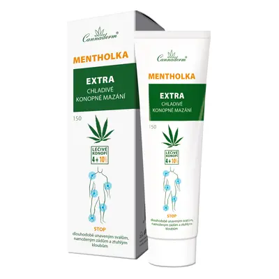 Cannaderm Mentholka EXTRA konopné mazání 150ml