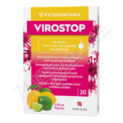 Fytofontana VIROSTOP pastilky citrus 20ks