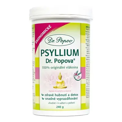 Dr.Popov Psyllium indická rozpustná vláknina 240g