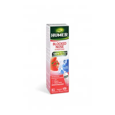 HUMER Ucpaný nos 100% mořská voda hypertonic.50ml