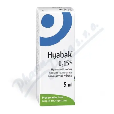 Hyabak 0.15% gtt.oph.5ml