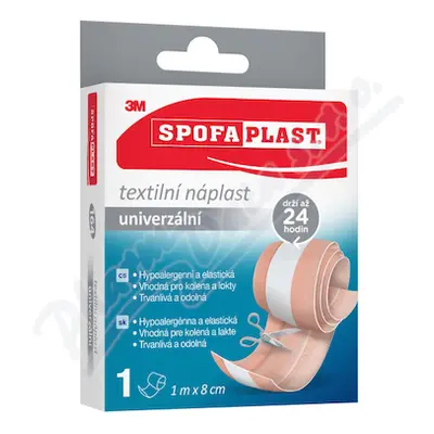 3M Spofaplast 164 Textilní elastic.náplast 1mx8cm