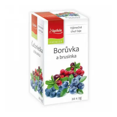 Apotheke Borůvka a brusinka čaj 20x2g